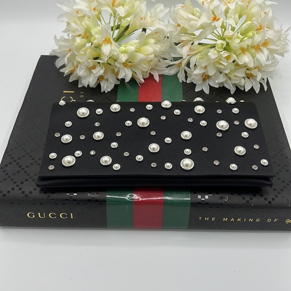 Studded Satin Clutch - Picture 2 of 8